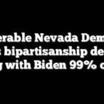 Vulnerable Nevada Democrat touts bipartisanship despite voting with Biden 99% of time