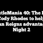 WrestleMania 40: The Rock pins Cody Rhodes to help give Roman Reigns advantage on Night 2