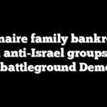 Billionaire family bankrolling both anti-Israel groups and these battleground Democrats
