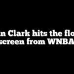 Caitlin Clark hits the floor on hard screen from WNBA MVP