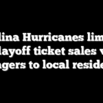 Carolina Hurricanes limiting playoff ticket sales vs Rangers to local residents