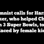 Columnist calls for Harrison Butker, who helped Chiefs win 3 Super Bowls, to be replaced by female kicker
