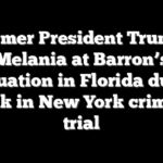 Former President Trump, Melania at Barron’s graduation in Florida during break in New York criminal trial