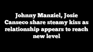 Johnny Manziel, Josie Canseco share steamy kiss as relationship appears to reach new level