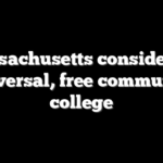 Massachusetts considering universal, free community college
