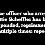 Police officer who arrested Scottie Scheffler has been suspended, reprimanded multiple times: report