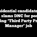 Presidential candidate Jill Stein slams DNC for posting, deleting ‘Third Party Project Manager’ job