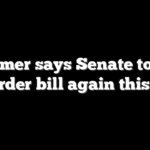 Schumer says Senate to take up border bill again this week