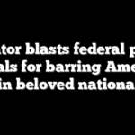 Senator blasts federal parks officials for barring American flags in beloved national park