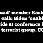 ‘Squad’ member Rashida Tlaib calls Biden ‘enabler’ of genocide at conference linked to terrorist group, CCP