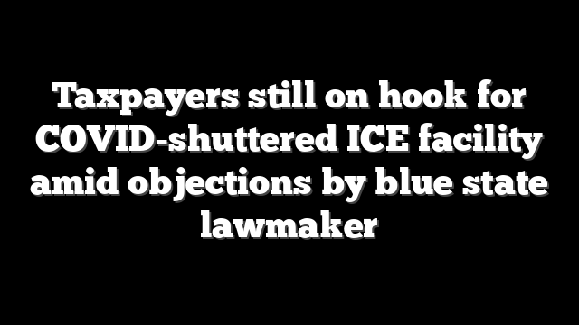 Taxpayers still on hook for COVID-shuttered ICE facility amid objections by blue state lawmaker