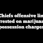 Two Chiefs offensive linemen arrested on marijuana possession charges