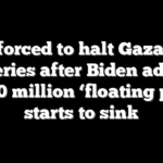 US forced to halt Gaza aid deliveries after Biden admin’s $320 million ‘floating pier’ starts to sink
