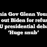 Virginia Gov Glenn Youngkin calls out Biden for refusal of VSU presidential debate: ‘Huge snub’