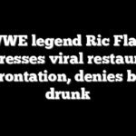WWE legend Ric Flair addresses viral restaurant confrontation, denies being drunk