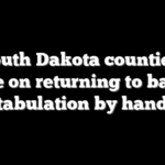 3 South Dakota counties to vote on returning to ballot tabulation by hand