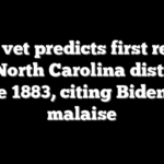 Army vet predicts first red flip of North Carolina district since 1883, citing Biden-era malaise