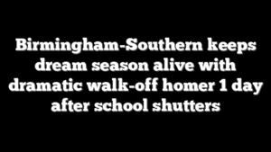 Birmingham-Southern keeps dream season alive with dramatic walk-off homer 1 day after school shutters