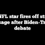 Ex-NFL star fires off strong message after Biden-Trump debate