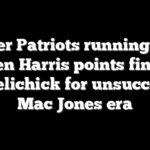 Former Patriots running back Damien Harris points finger at Bill Belichick for unsuccessful Mac Jones era