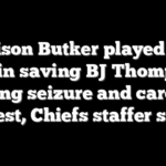 Harrison Butker played vital role in saving BJ Thompson during seizure and cardiac arrest, Chiefs staffer says