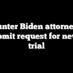 Hunter Biden attorneys re-submit request for new gun trial