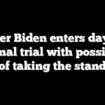 Hunter Biden enters day 6 of criminal trial with possibility of taking the stand