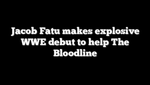Jacob Fatu makes explosive WWE debut to help The Bloodline