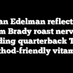 Julian Edelman reflects on Tom Brady roast nerves, sending quarterback TB12 Method-friendly vitamins