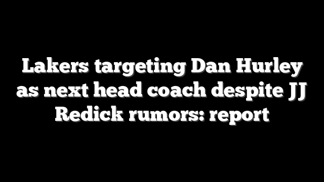 Lakers targeting Dan Hurley as next head coach despite JJ Redick rumors: report
