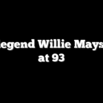 MLB legend Willie Mays dead at 93