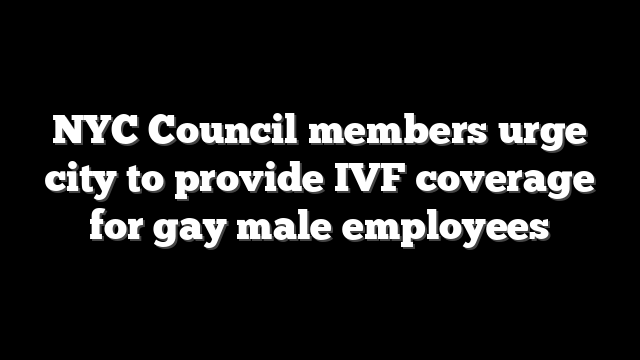 NYC Council members urge city to provide IVF coverage for gay male employees
