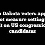 North Dakota voters approve ballot measure setting age limit on US congressional candidates