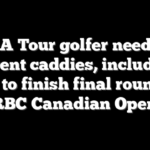 PGA Tour golfer needs 4 different caddies, including a fan, to finish final round at RBC Canadian Open