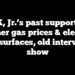 RFK, Jr.’s past support for higher gas prices & electric cars surfaces, old interviews show