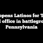 RNC opens Latinos for Trump field office in battleground Pennsylvania