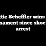 Scottie Scheffler wins first tournament since shocking arrest