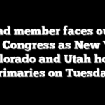 Squad member faces ouster from Congress as New York, Colorado and Utah hold primaries on Tuesday