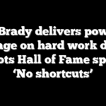 Tom Brady delivers powerful message on hard work during Patriots Hall of Fame speech: ‘No shortcuts’