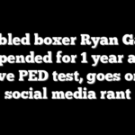 Troubled boxer Ryan Garcia suspended for 1 year after positive PED test, goes on wild social media rant