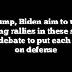 Trump, Biden aim to use dueling rallies in these states post-debate to put each other on defense