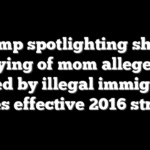 Trump spotlighting shock slaying of mom allegedly killed by illegal immigrant evokes effective 2016 strategy