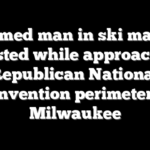 Armed man in ski mask arrested while approaching Republican National Convention perimeter in Milwaukee