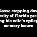 Ben Sasse stepping down as University of Florida president citing his wife’s epilepsy, memory issues