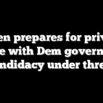 Biden prepares for private huddle with Dem governors as candidacy under threat