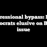Congressional bypass: Many Democrats elusive on Biden issue