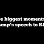 Five biggest moments of Trump’s speech to RNC