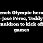 French Olympic heroes Marie-José Pérec, Teddy Riner light cauldron to kick off Paris games