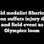 Gold medalist Shericka Jackson suffers injury during track and field event as Paris Olympics loom