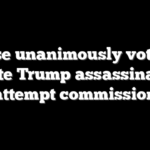 House unanimously votes to create Trump assassination attempt commission
